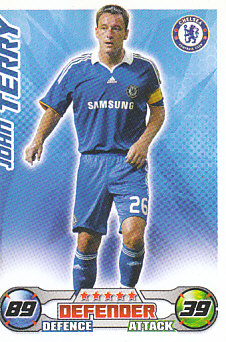 John Terry Chelsea 2008/09 Topps Match Attax #75
